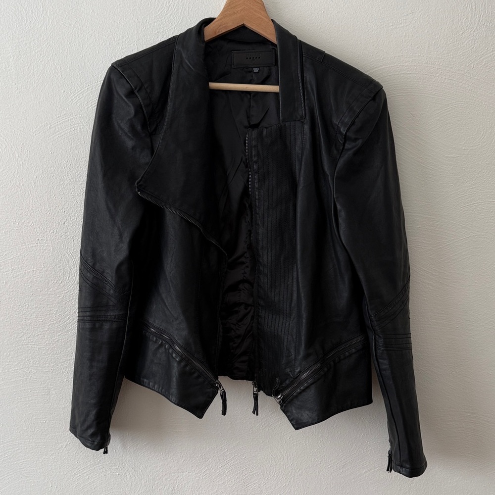Blank NYC Black Vegan Leather Jacket